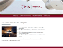 Tablet Screenshot of ohioaerospacestrategy.org